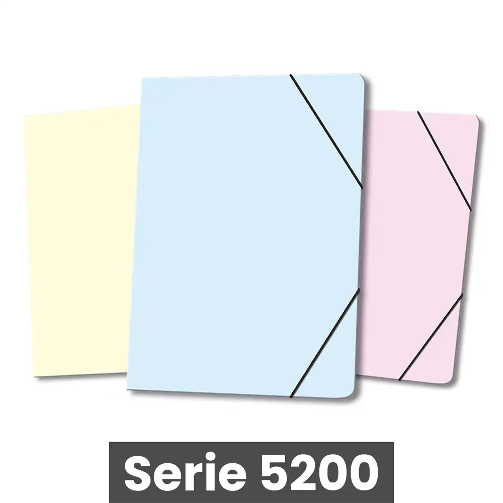 Carpeta 3 solapas Pastel