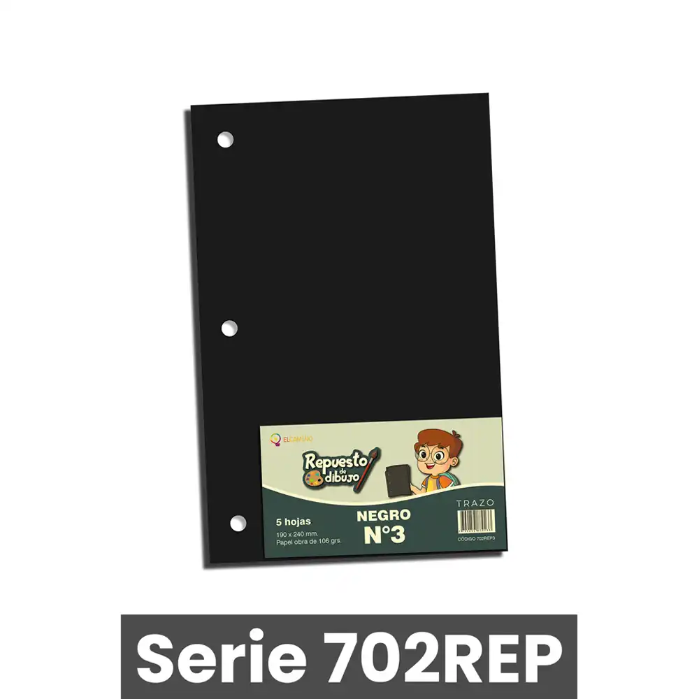 Repuesto de Dibujo Negro
